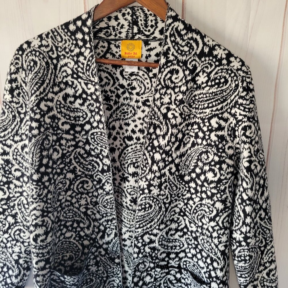 Ruby Rd Petite Women’s Ps Open Front Cardigan Swe… - image 4